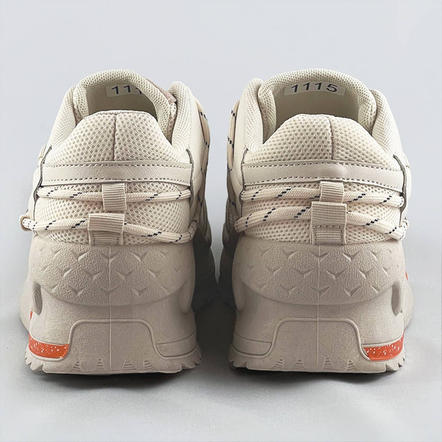 Damskie buty sportowe beżowe (s1115)