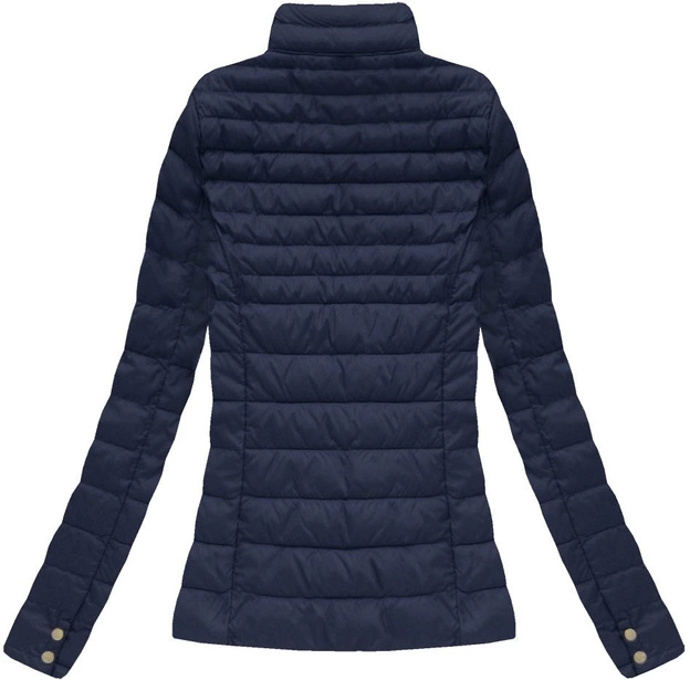 PIKOWANA KURTKA ZE STÓJKĄ GRANATOWA (W81)