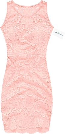 SUKIENKA Z GIPIURY PUDROWY RÓŻ (ART15)