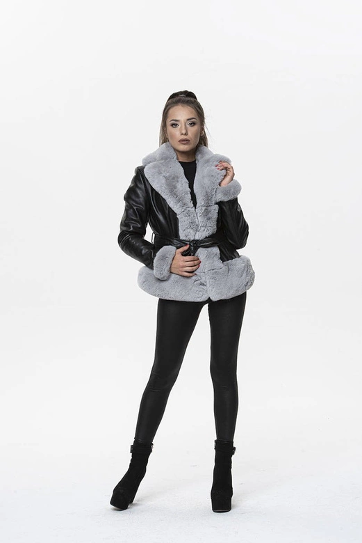 RAMONESKA Z FUTERKIEM CZARNO-SZARA (1905)