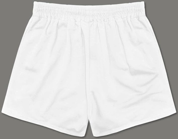 Dresowe spodenki damskie białe (8K950-1)