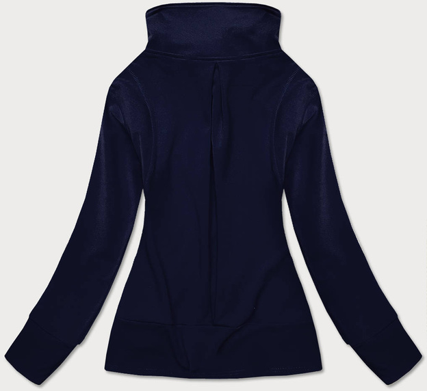Damska bluza ze stójką granatowa (hd150-04)