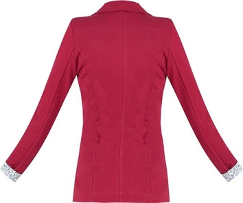 MARYNARKA MADE IN ITALY BORDOWA (6097)