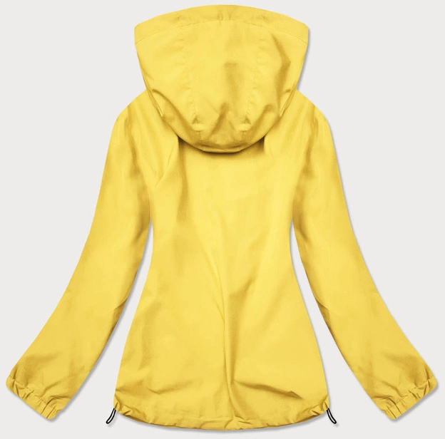 Letnia kurtka damska na podszewce żółta neonowa (hh036-26)