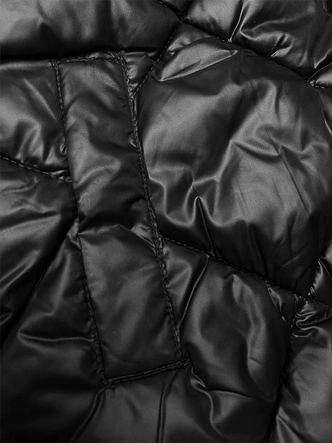 Pikowany bezrękawnik damski czarny (YP-22069-1)