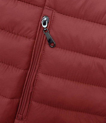 Przejściowa pikowana kurtka damska czerwona (16M9101-270)