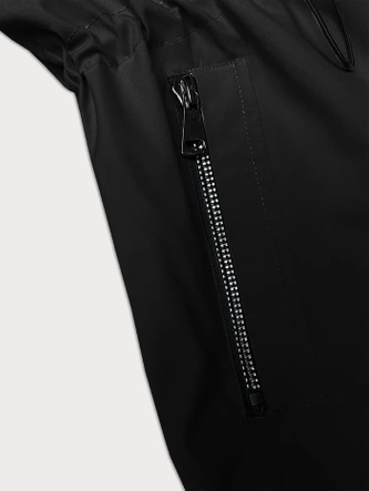 Cienka kurtka z kapturem S'West czarna (B8236-1)