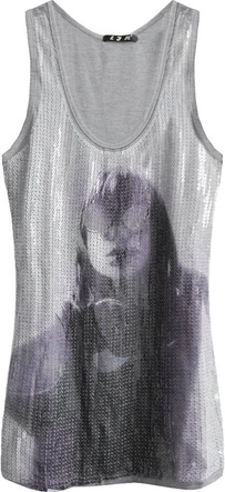 BAWEŁNIANA BOKSERKA W CEKINY SZARA (1340)