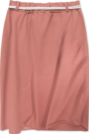 DRESOWA SPÓDNICA Z KIESZENIAMI RÓŻOWA (592ART)