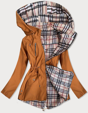 Kurtka damska kratka burberry karmelowa (mm88)