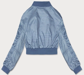 Krótka bomberka damska niebieska (AG3-2206)