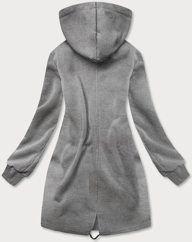 TUNIKA DRESOWA Z KAPTUREM GRAFITOWA (AMG-832)