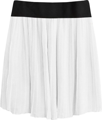 PLISOWANA SPÓDNICA MINI BIAŁA (9228/5)