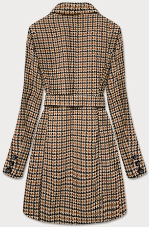 KLASYCZNY PŁASZCZ Z PASKIEM BRĄZOWY (2720)