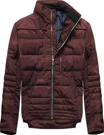 KURTKA ZIMOWA Z PUCHEM NATURALNYM BORDOWA (M2031)