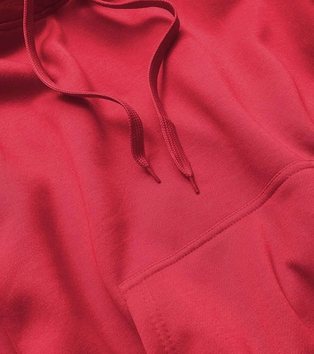 Damska bluza dresowa czerwona (W02-18)