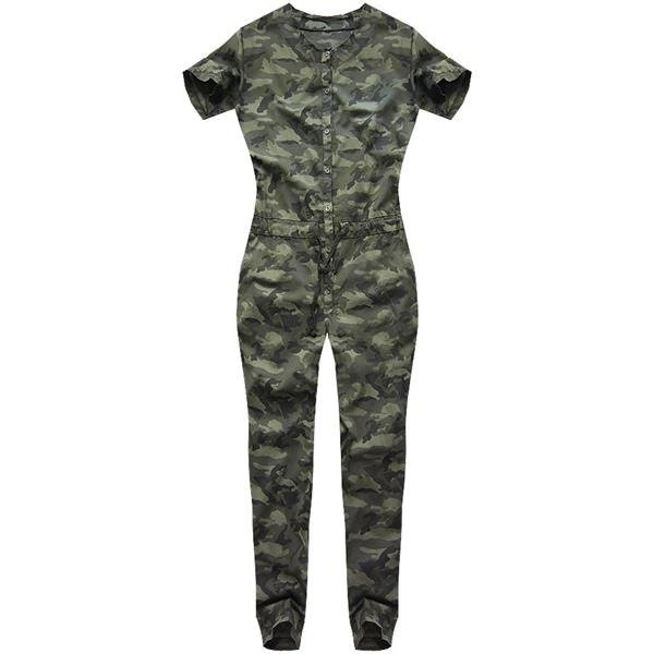 DŁUGI KOMBINEZON NA GUZIKI MORO KHAKI (116233)