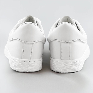 Sznurowane sneakersy damskie białe (bf-025)
