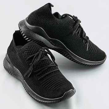 LEKKIE BUTY SPORTOWE DAMSKIE CZARNE (XA052)