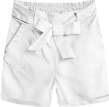 SZORTY Z WYSOKIM STANEM BIAŁE (386ART)