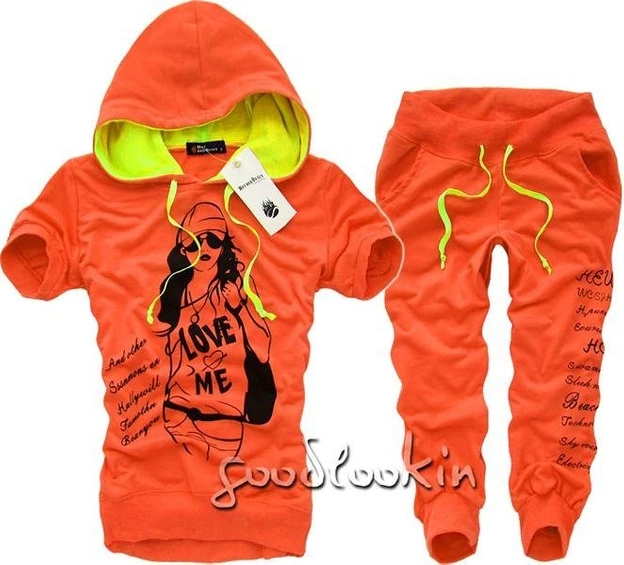 REWELACYJNY KRÓTKI DRES HOT RED ON SUN POMARAŃCZOWY (3246)