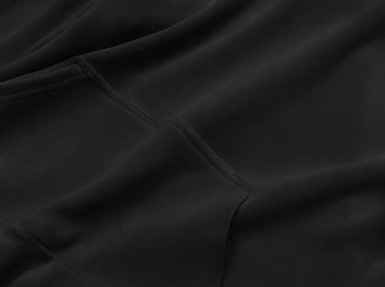 Gruby komplet dresowy damski polar czarny (YP-1022)