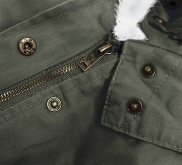 ZIMOWA PARKA DAMSKA KHAKI (D-196)