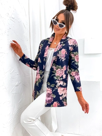 Marynarka na podszewce granatowa (8258)