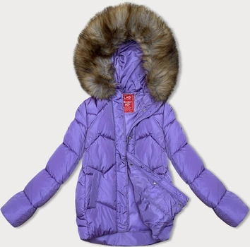 Przejściowa kurtka z kapturem lilac (LHD-23002)