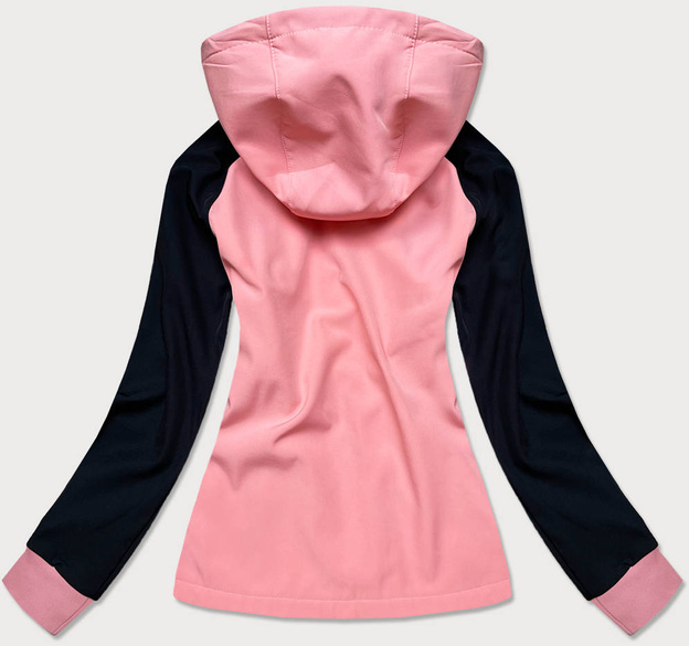 SPORTOWA KURTKA DAMSKA TYPU SOFTSHELL RÓŻOWA (HD184-25)