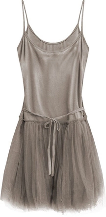 SUKIENKA MINI Z TIULEM MOKKA (2238/1)