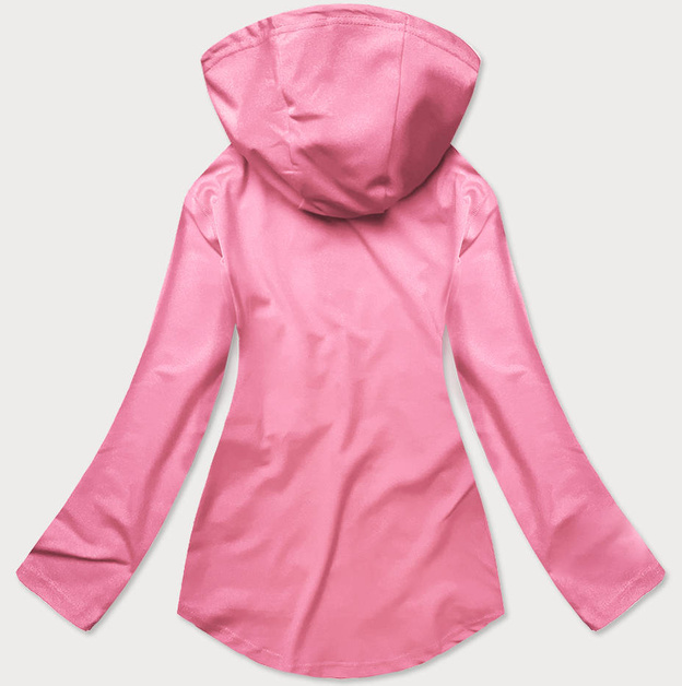 Bluza z asymetrycznym dołem jasny róż (hd153-25)