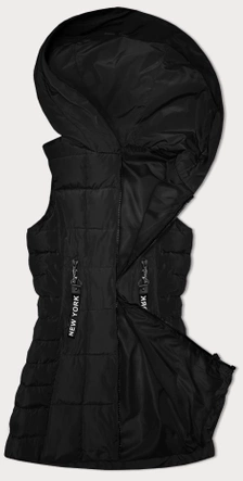 Bezrękawnik damski z kapturem S'West czarny (B8225-1)