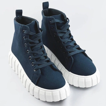 Sznurowane trzewiki granatowe (xa060)