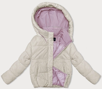 Sportowa kurtka damska jasny beż (3096)