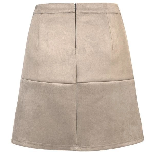 SPÓDNICA Z PRZESZYCIAMI BEŻOWA (SP7)