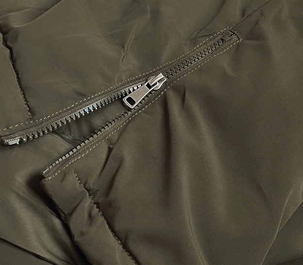 Damska parka zimowa khaki (CAN-588)
