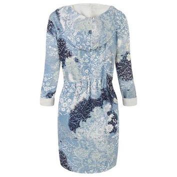 NARZUTKA W KWIATY NIEBIESKA (11F)