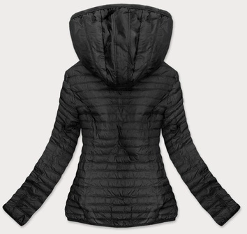 CIENKA PIKOWANA KURTKA DAMSKA CZARNA (B11-1)