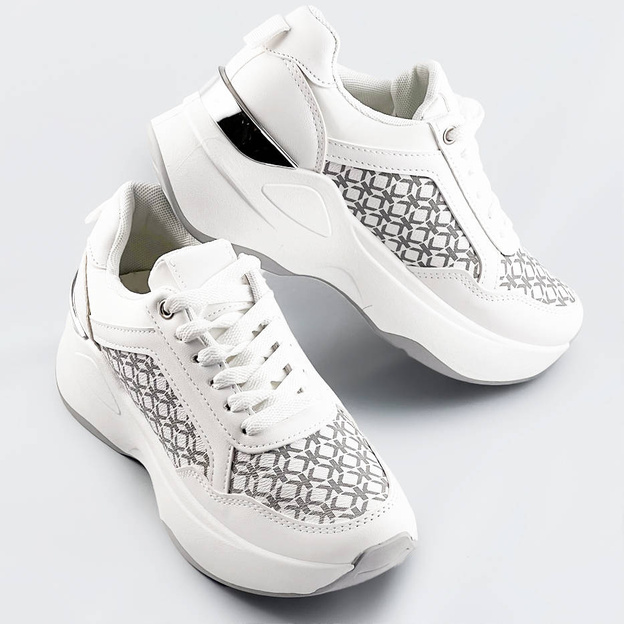 Sportowe buty damskie białe (sg-137)
