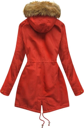 BAWEŁNIANA PARKA CEGLANA (B505)