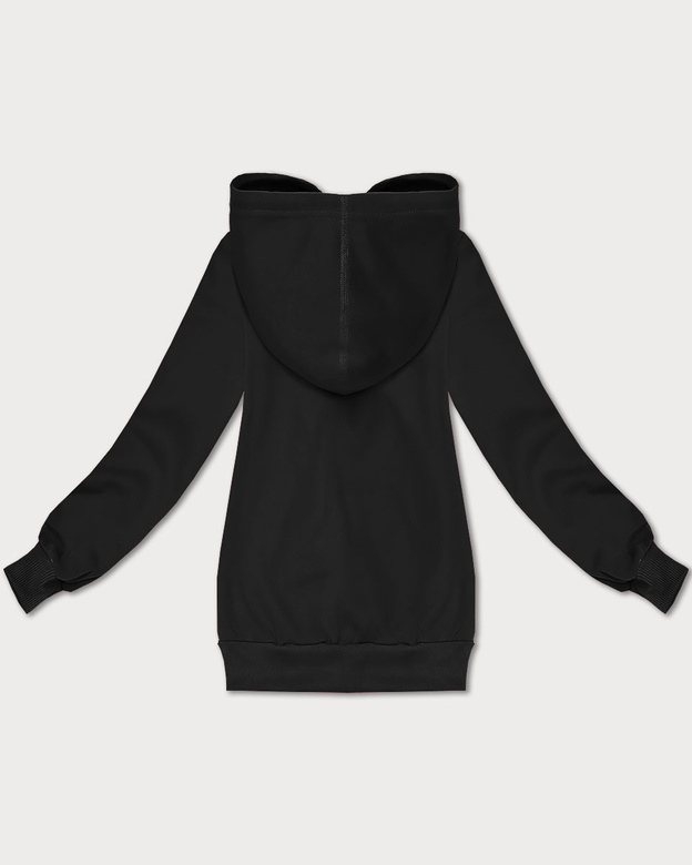 Rozpinana bluza damska z kapturem S'West czarna (B-12#)