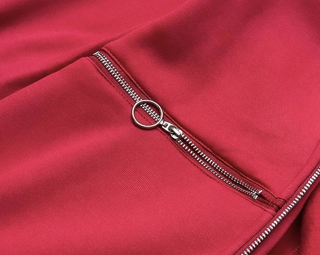 Taliowana bluza damska czerwona (amg-17)