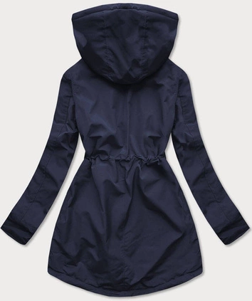 DWUSTRONNA KURTKA DAMSKA GRANAT-ECRU (M-116)