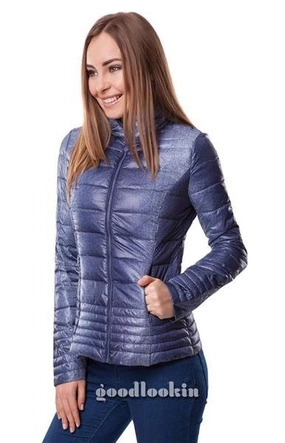 KURTKA HIKISS NIEBIESKI MELANŻ (16NU)