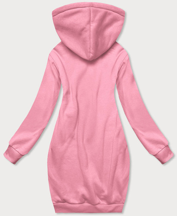 Długa bluza dresowa jasnoróżowa (YS10005-20)