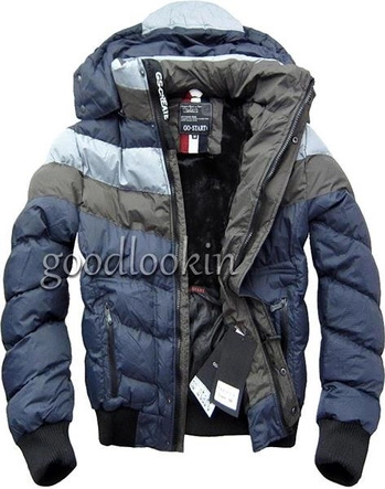 GRANATOWA KURTKA ZIMOWA GO START (7832)