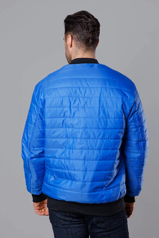 Pikowana bomberka męska chabrowa (MY02-7)