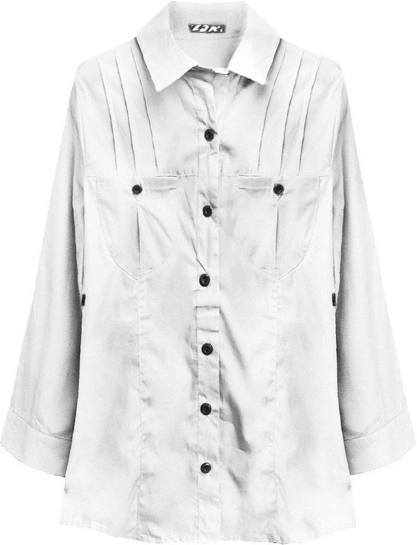 BAWEŁNIANA KOSZULA BIAŁA (1037)