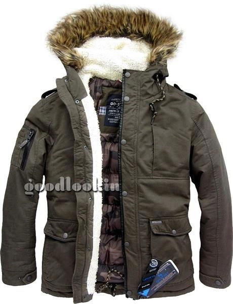 PARKA ZIMOWA GO-START KHAKI (CK-902M)